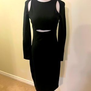 T by Alexander Wang cut out dress